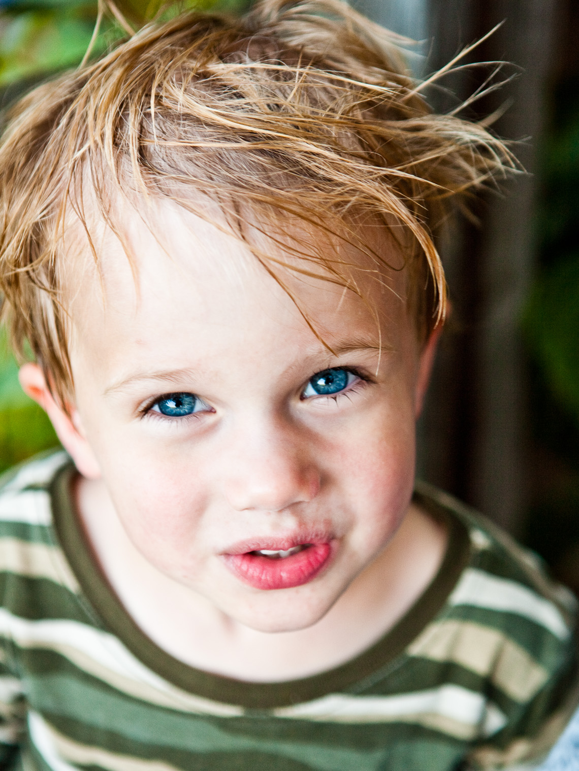 Blond boy.