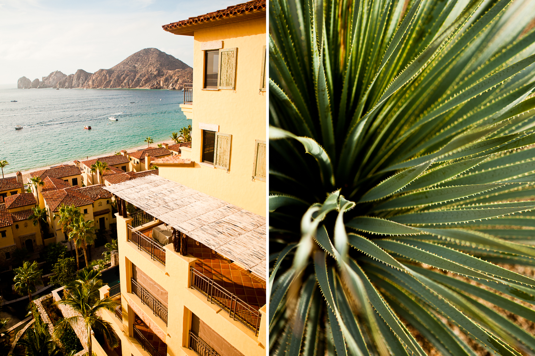 View from resort hotel in Cabo San Lucas, Baja Mexico